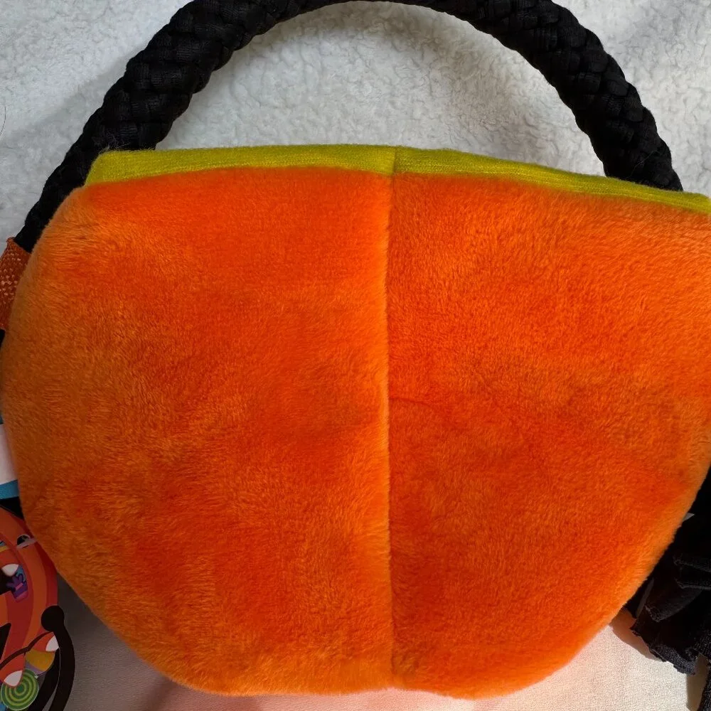 NWT Bark Box Dog Toy PUPKIN PAIL, Pumpkin Trick or Treat Bag, Orange, Size S-L